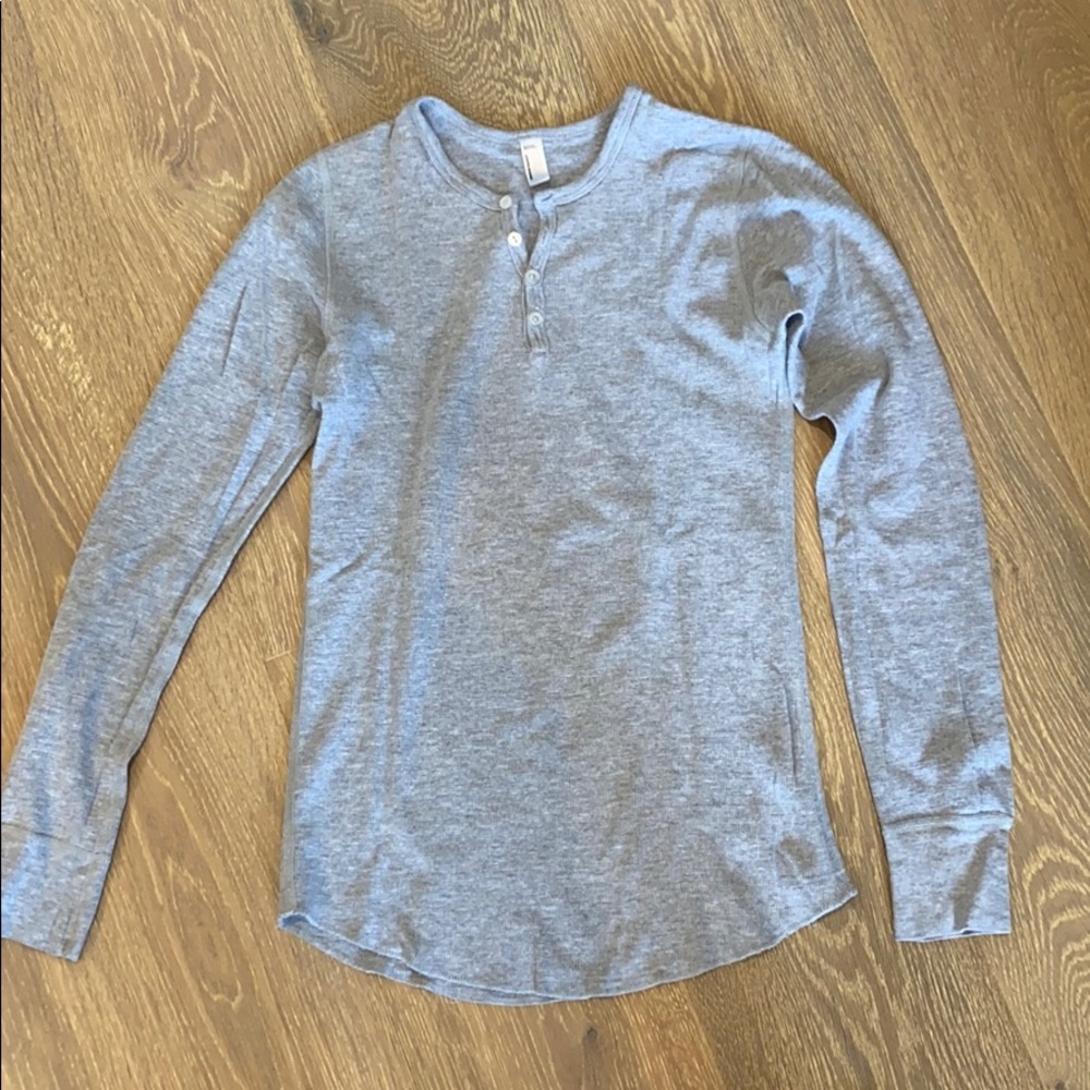 American Apparel Button Henley